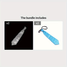 LED glowing tie for men
