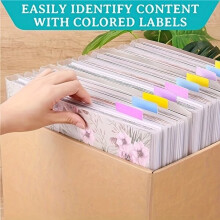 Transparent Paper Storage Organizer