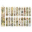 Renaissance style paper stickers 1