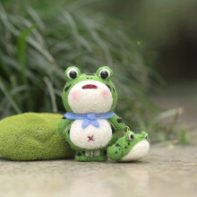 Felt animal puppet set