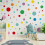 Colorful round wall stickers 1