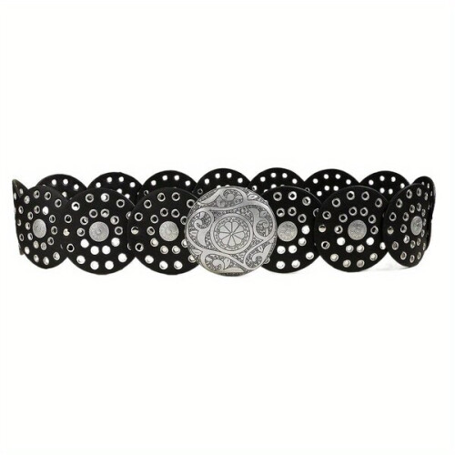 Vintage polyurethane belt for women