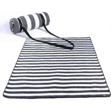 (Blue and White Stripes)Picnic Blanket 150x200cm (59x79