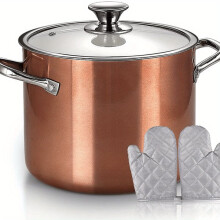 Universal non-stick pot with lid