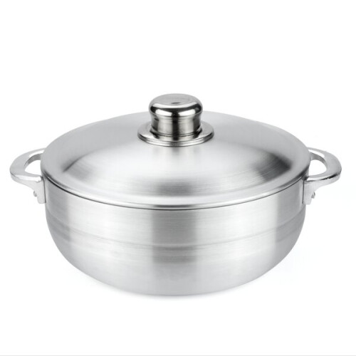 Aluminium pan met deksel