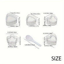 Onigiri molds with rice spatula, kitchen accessories.