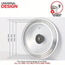 Universal lid for pots and pans