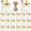 Hexagonal mini glass honey jars 1