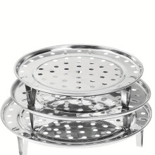 Stainless steel steaming rack