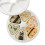 1 pc. plastic sushi mold, 6-hole rice ball forming press 1