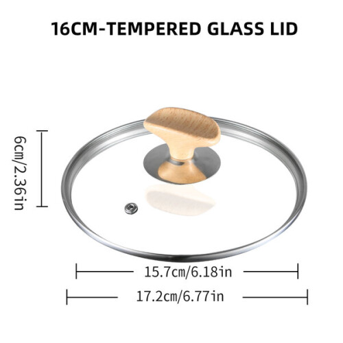 Glass pot lid