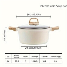 Antiaanbak aluminium soeppan
