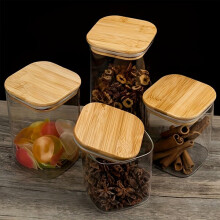 Set van potten van borosilicaatglas