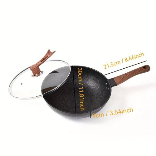 Cast iron pan with non-stick coating