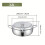 Friggitrice in acciaio inox con coperchio 1