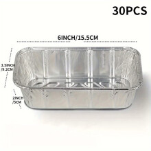 Mini aluminum bread baking pans