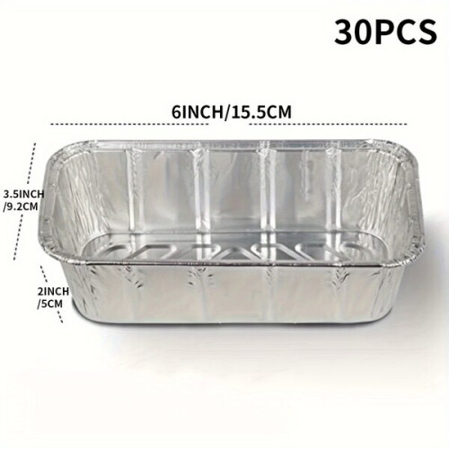 Mini aluminum bread baking pans