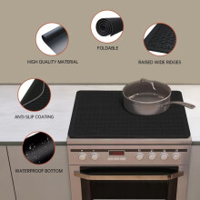 Large silicone stove mat