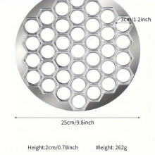 Aluminum dumpling press