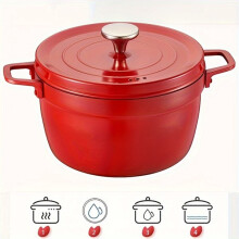 Gietijzeren braadpan met deksel