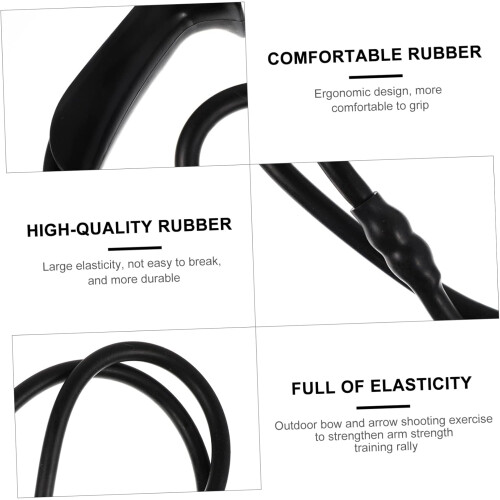 Archery Band for Bow Pulling Archery Trainer Equipment Puller Stretch Band for Arm Back Finger Strength Training 2
