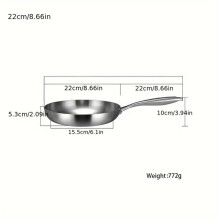 Stainless steel 304 frying pan