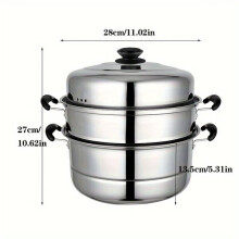 Stainless steel evaporator 2 layers