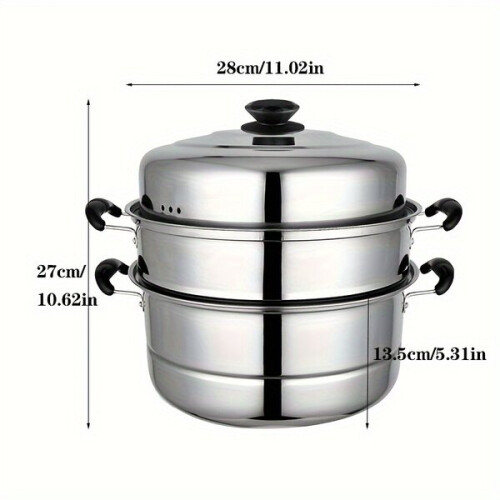 Stainless steel evaporator 2 layers