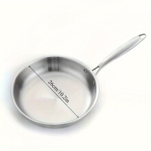 Roestvrijstalen antiaanbakpannenset