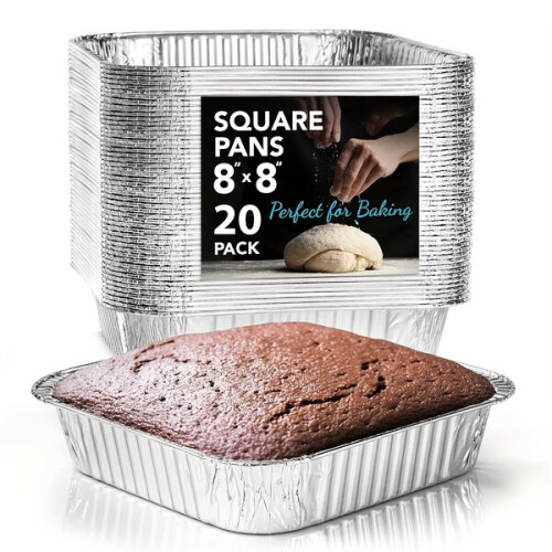 Aluminum foil baking dishes