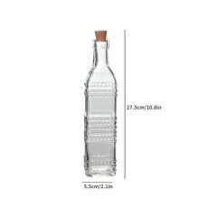 Glass oil bottle