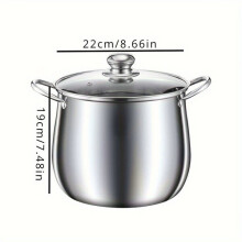 Stainless steel pot 22cm