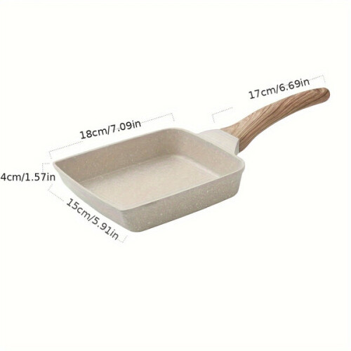 Japanese omelette pan non-stick