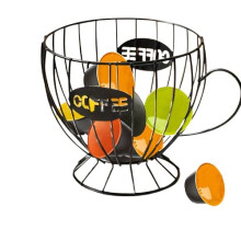 Metal coffee capsule holder
