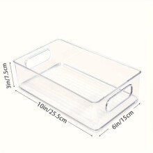 Transparante opbergdozen, 3 stuks