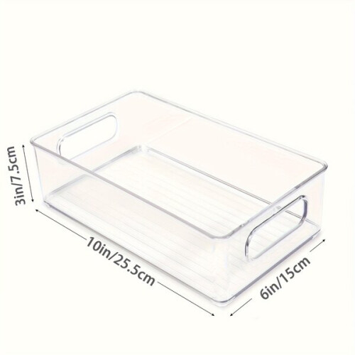 Transparante opbergdozen, 3 stuks