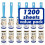 Extra Sticky Lint Roller Set - 1200 Sheets 1