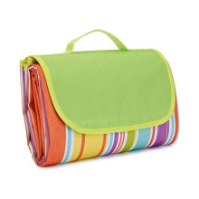 Beach Mat Picnic Blanket, 145X 180CM Large Waterproof Picnic Blanket with Handle, Beach Blanket