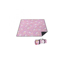 Extra Large 80"x80" Pink Unicorn Picnic Blanket – Waterproof, Sandproof, Foldable, Compatible with Beach, Grass