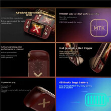 Pocket AIR Retro Handheld Game Console MTK Helio G90T Octa Core 4.2Inch Gaming Device with Classic Emulators 2G+32G