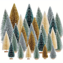 Kunstmatige mini-kerstbomen