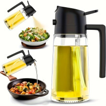 Distributeur et pulvérisateur d'huile en verre