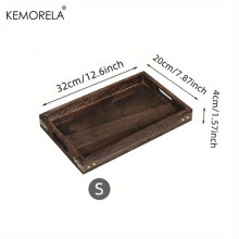 Wooden serving tray