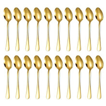 Set goldener Kaffeelöffel, 20 Stück
