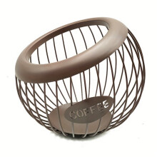 Iron coffee capsule holder