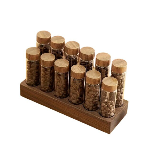 Coffee bean storage jar set