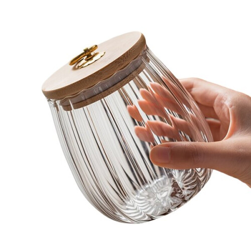 Glass tea jars