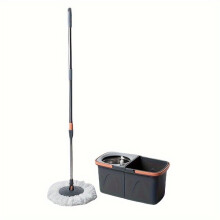 Floor cleaning mop with bucket