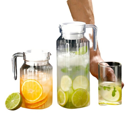 Transparent water bottle
