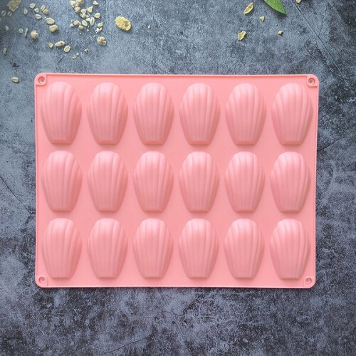 Moule à madeleines en silicone